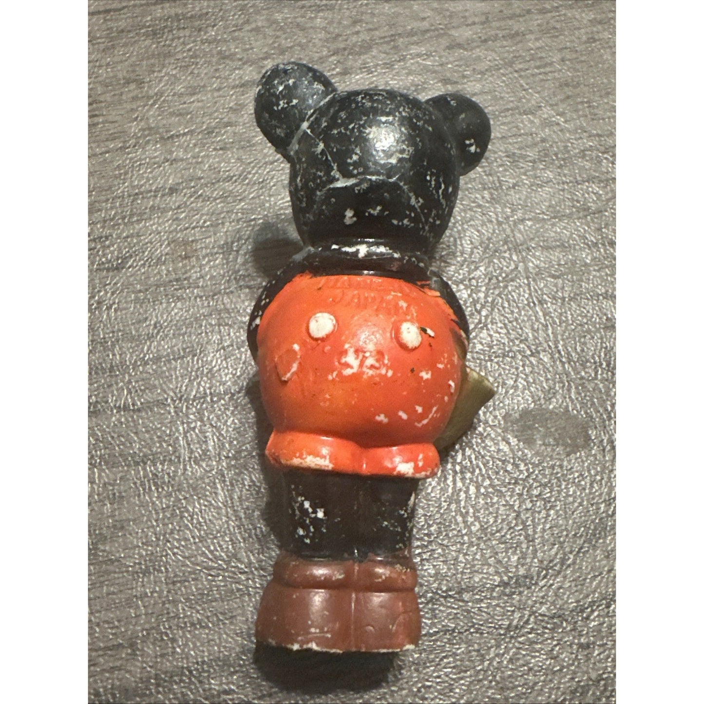 1930s Mickey Mouse Made in Japan Porcelain Bisque Figurine with Saxophone