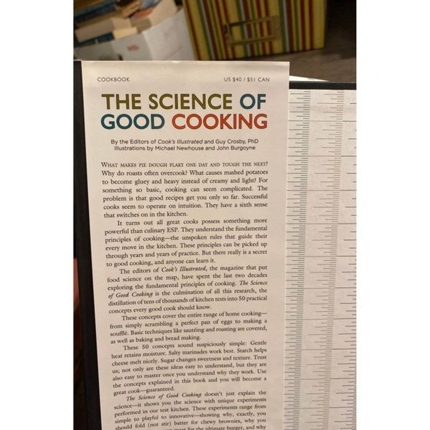 The Science of Good Cooking