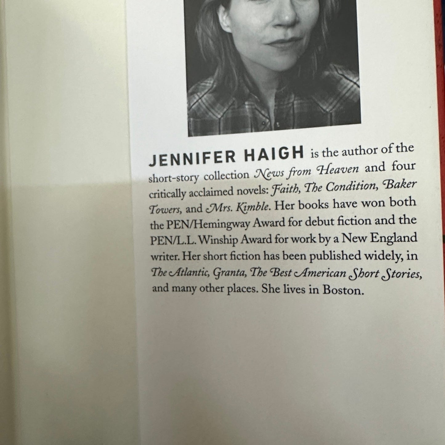Heat and Light by Jennifer Haigh,