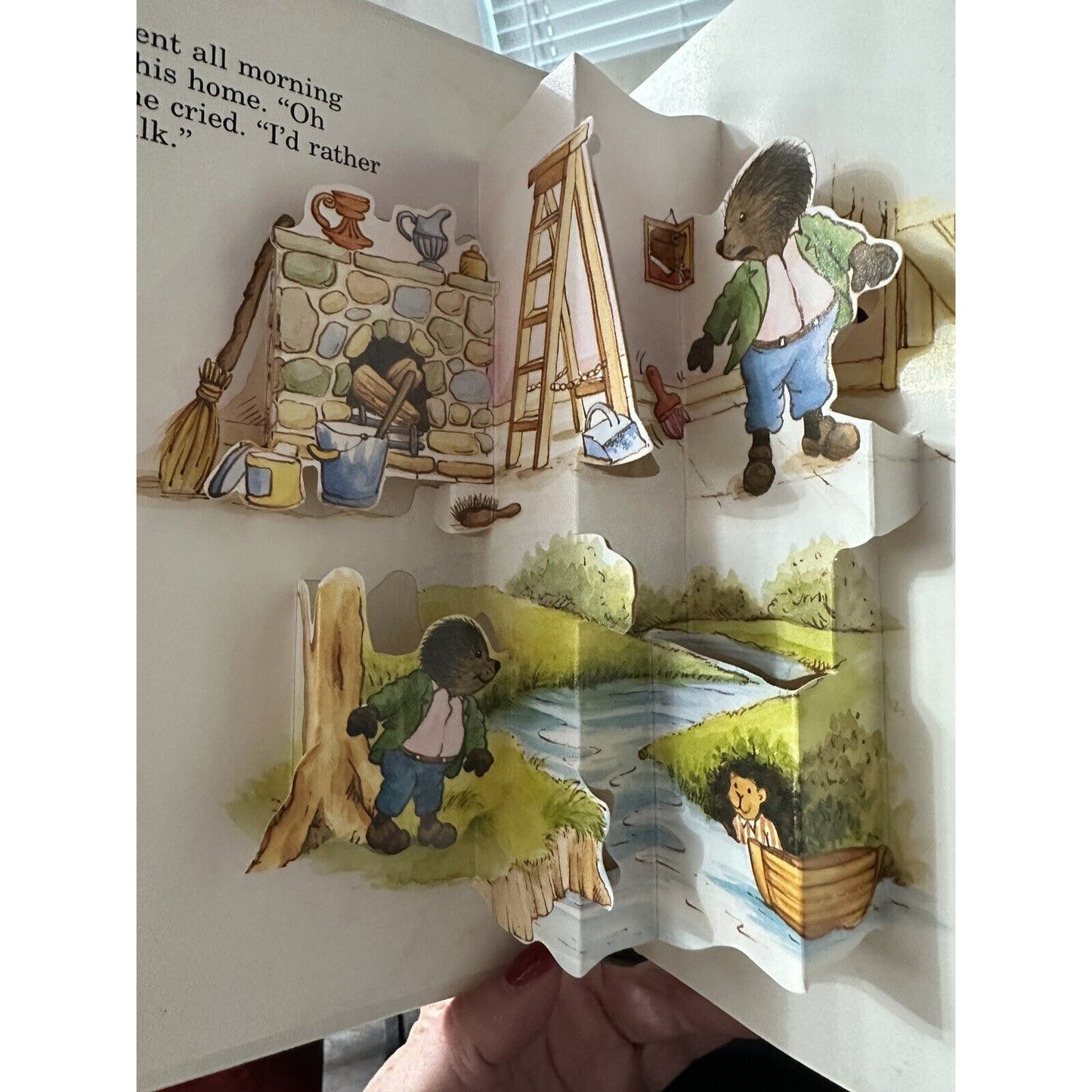 The Wind in the Willows Pop Up Books 1988 Treasury Collection Childrens Set of 4