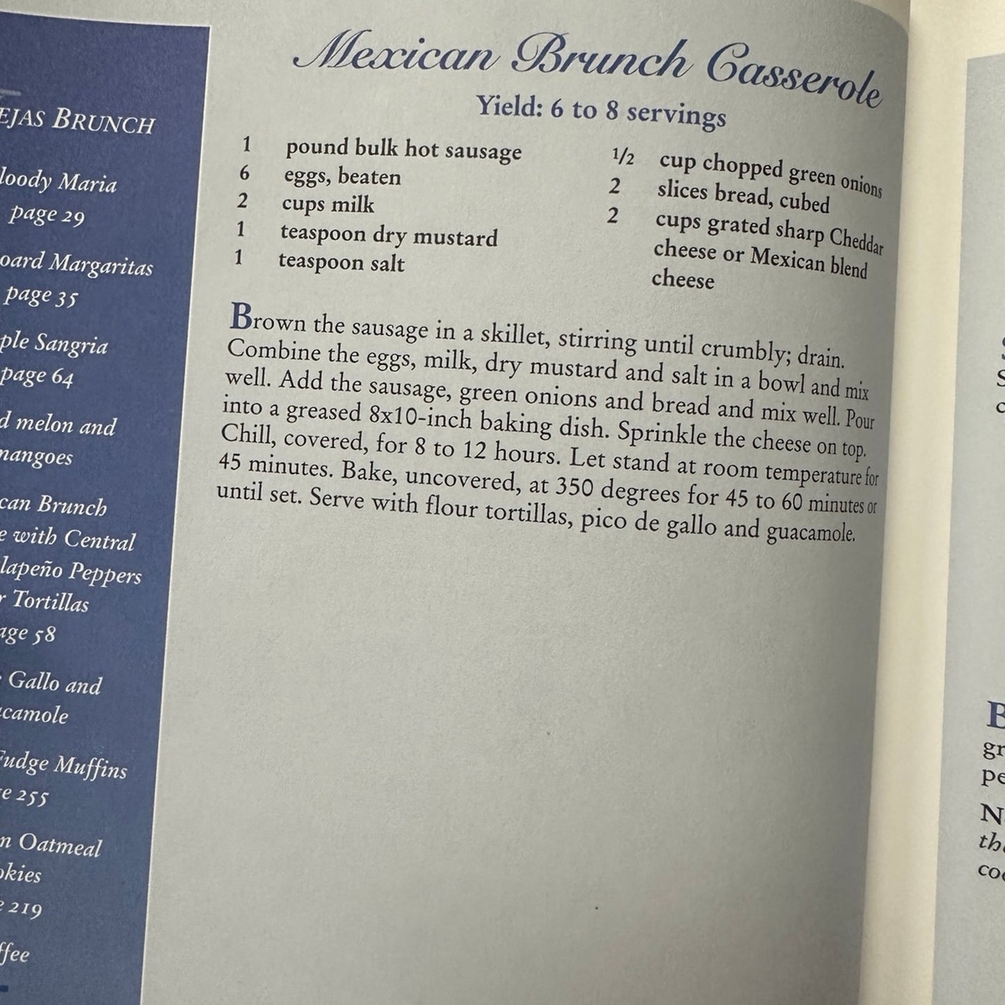 Settings on the Dock of the Bay Vintage Cookbook Hardback