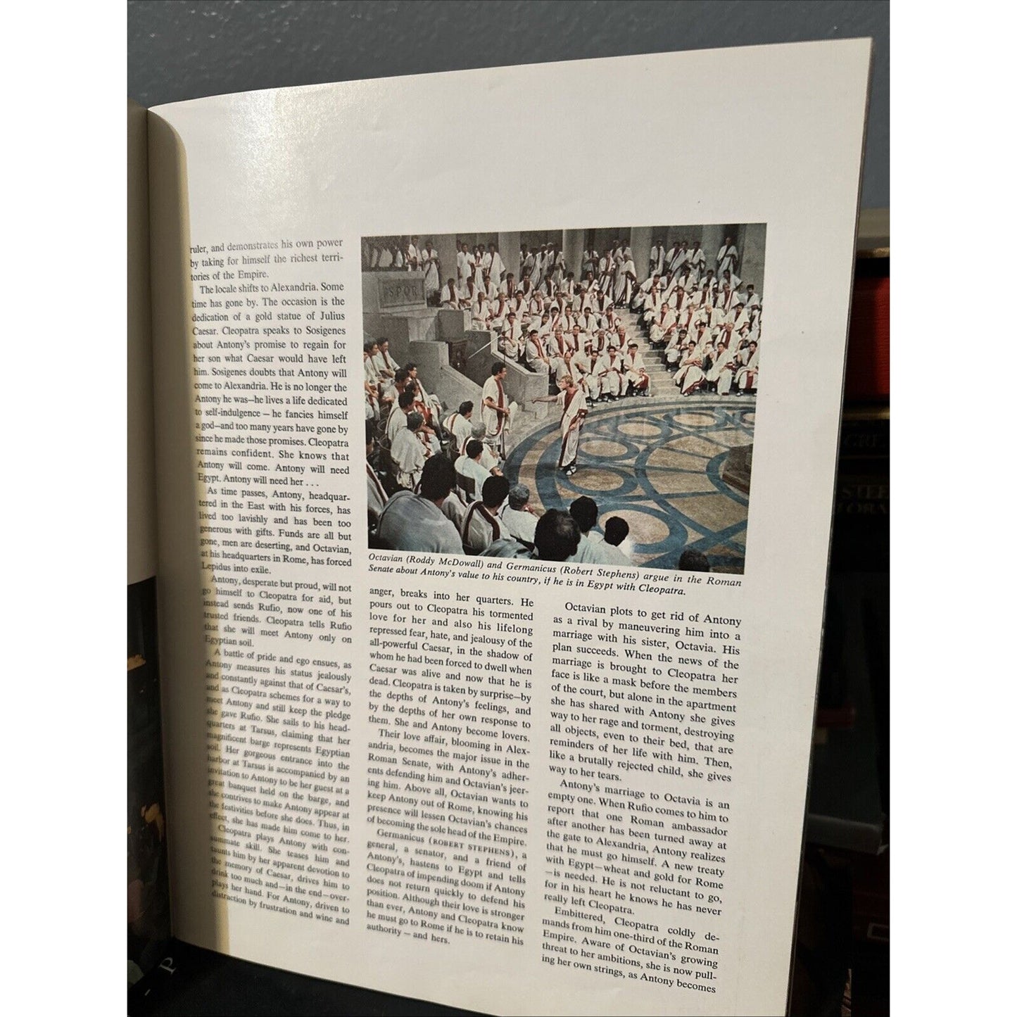 Cleopatra Movie Book Booklet Burton Harrison Fox 1963