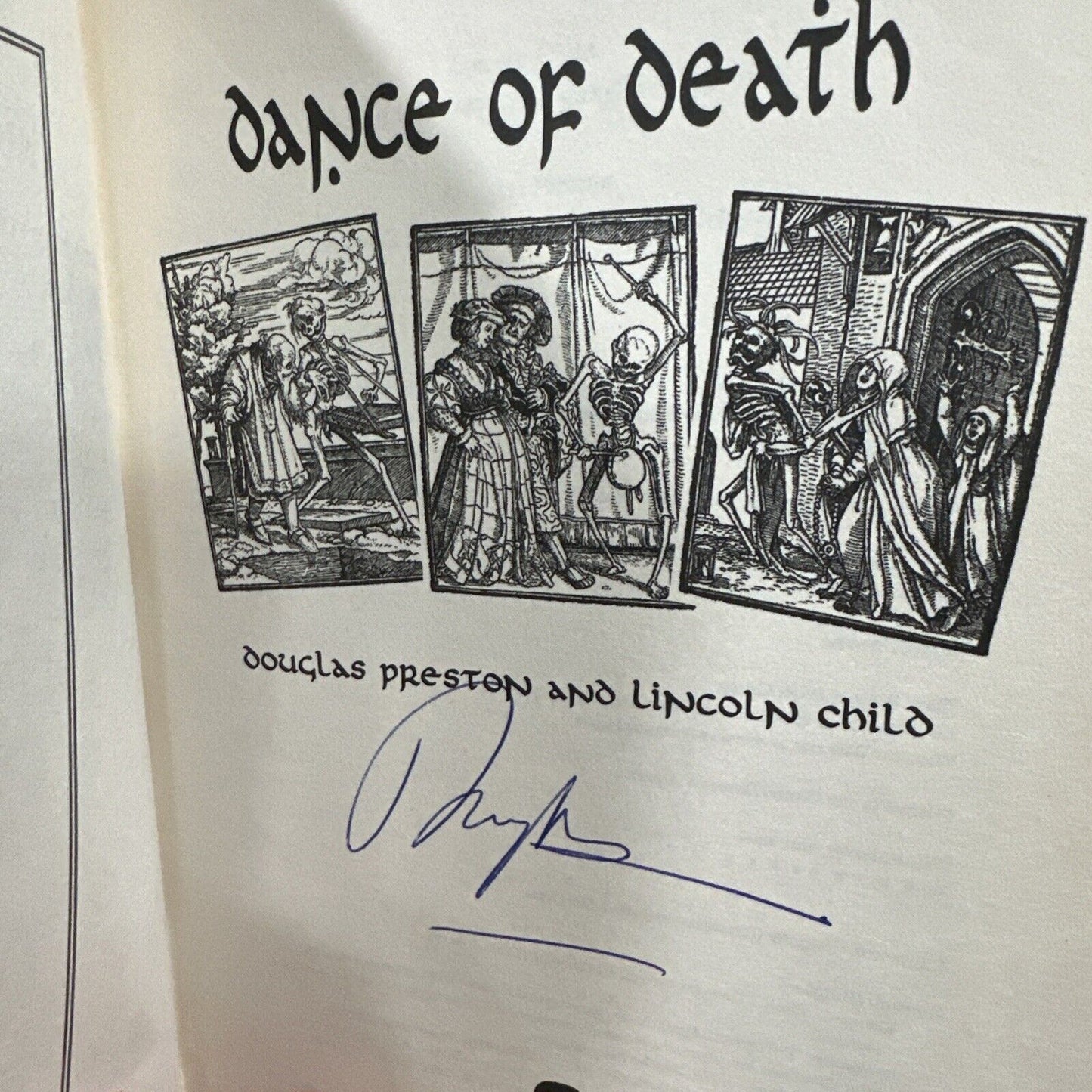 Dance Of Death - Preston & Lincoln Child SIGNED FBI Agent & Diabolical Brother