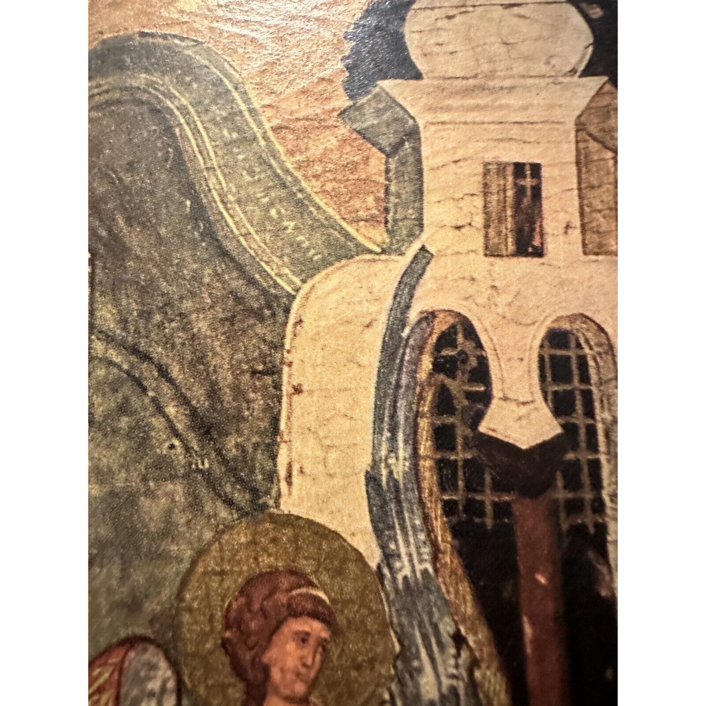 The Annunciation, Artist: Russian Artwork/ Retro Decor, Religious Art