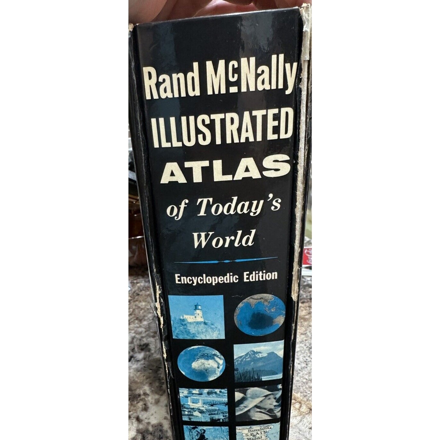 Rand McNally Vintage Illustrated Atlas of Today's World Encyclopedic Ed 1100 pgs