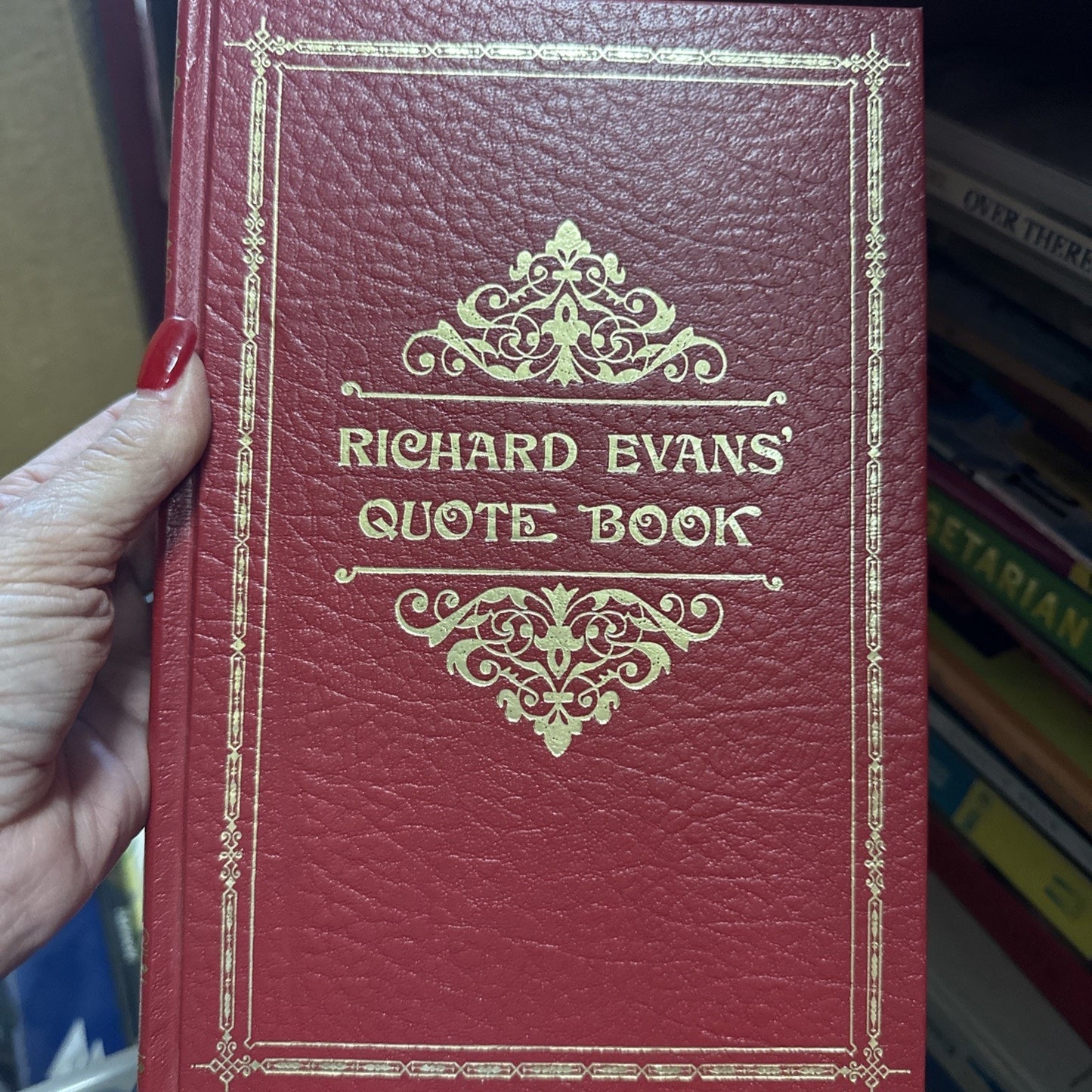Richard Evans Quote Book Hardcover