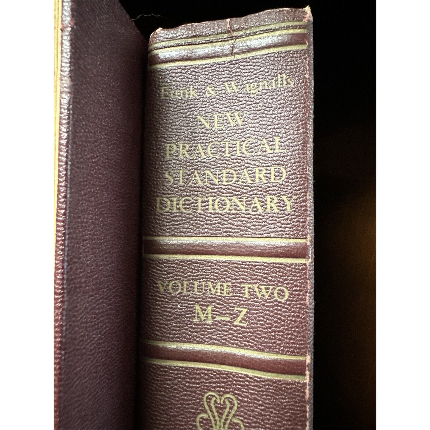 Funk & Wagnalls New Practical Standard Dictionary 1956 Vol 1 & 2 Em Pha Type Ed