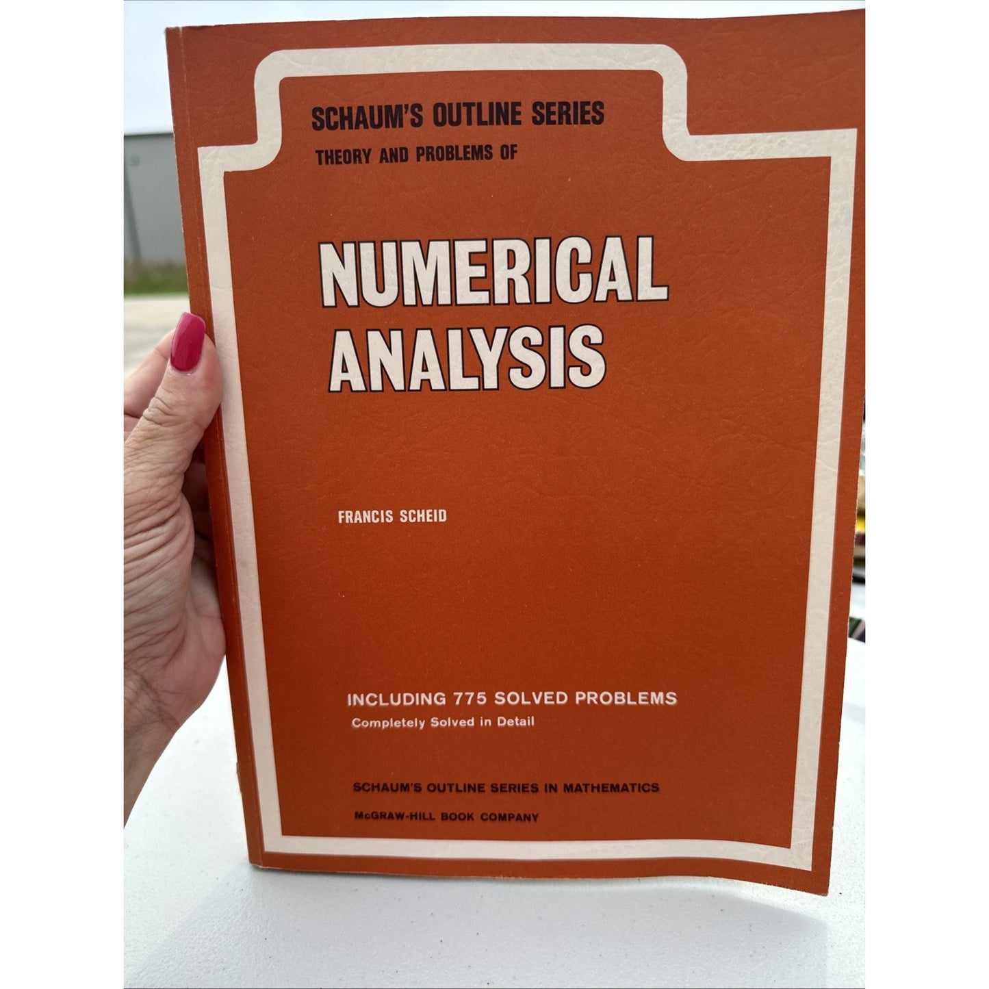 Numerical Analysis by Francis Scheid (1968, paperback)