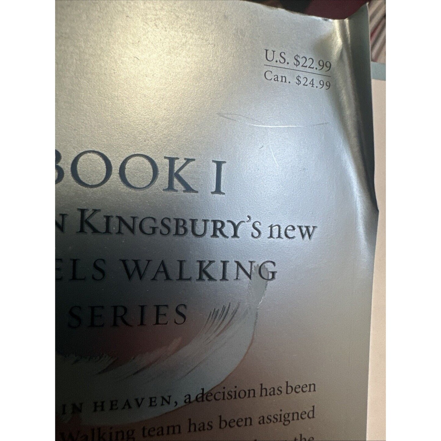 Angels Walking (Book 1) (signed) by Karen Kingsbury (HC, 2014)