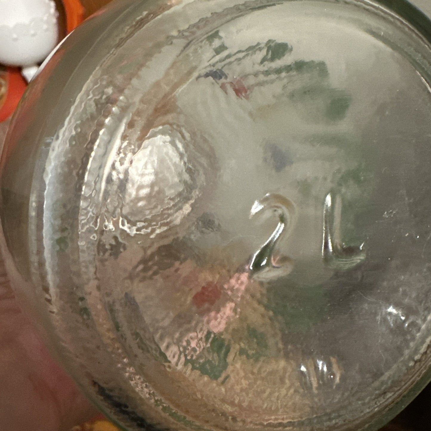 ARC France Glass 2 L Canister With Floral Design