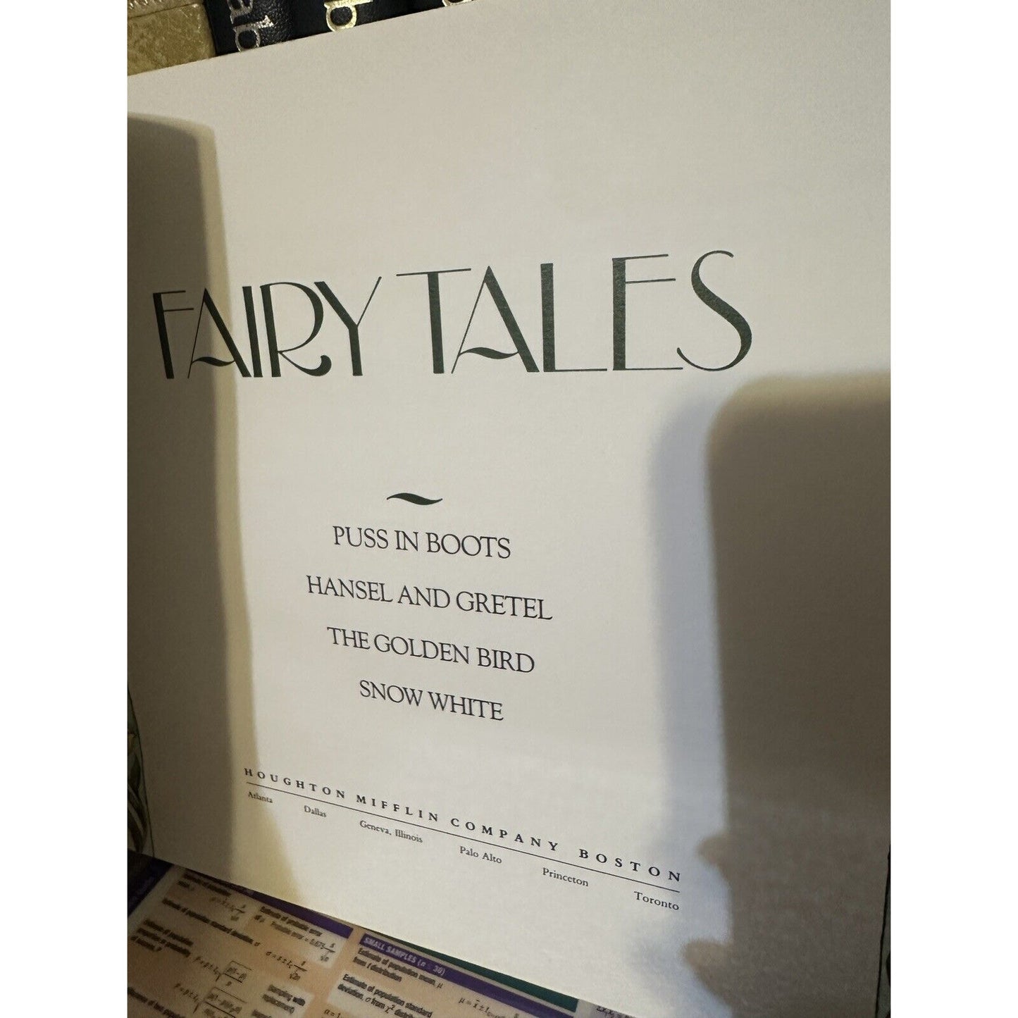 Fairy Tales Paperback Book - Puss In Boots Hansel & Gretel The Golden Bird Snow