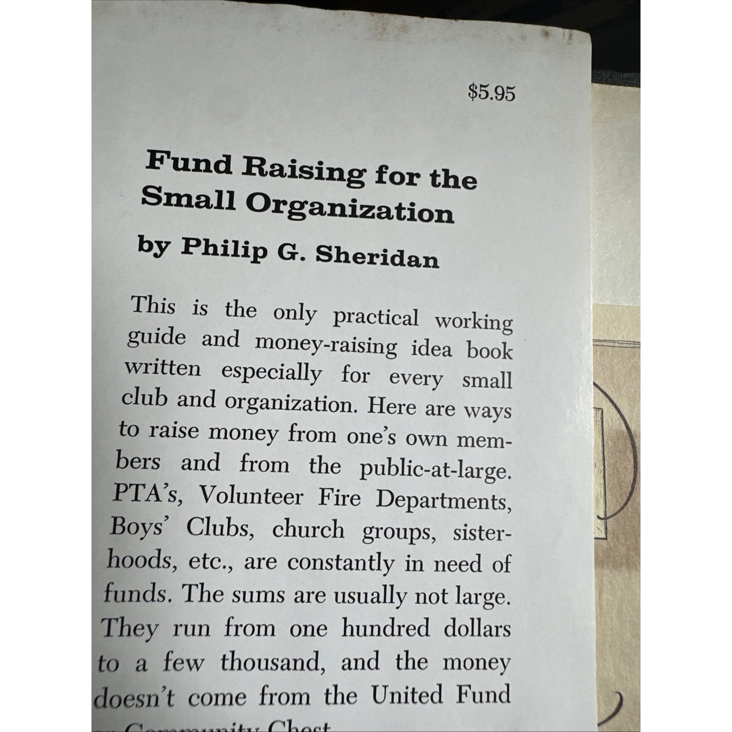 Fund Raising for the Small Organization Sheridan, Philip G.