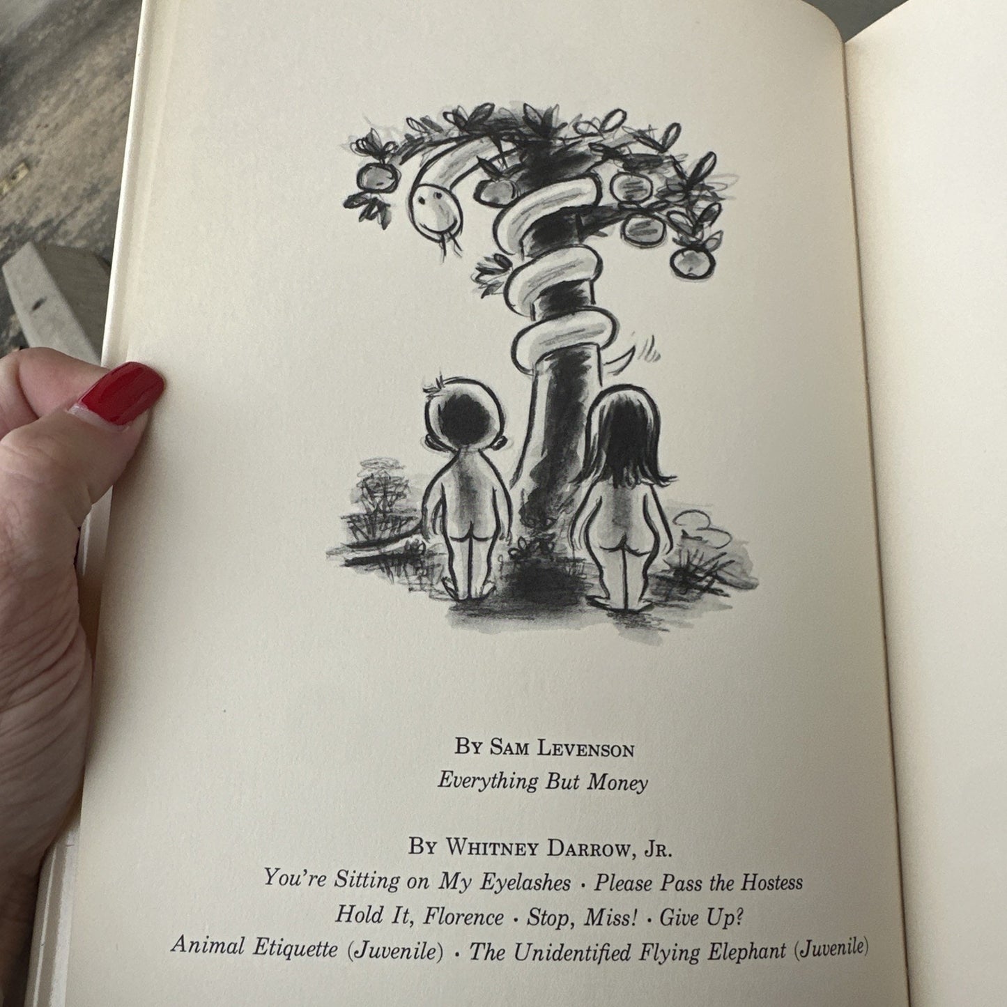 Vtg Book - Sex and the Single Child by Sam Levenson Hardcover Humor Illustrated