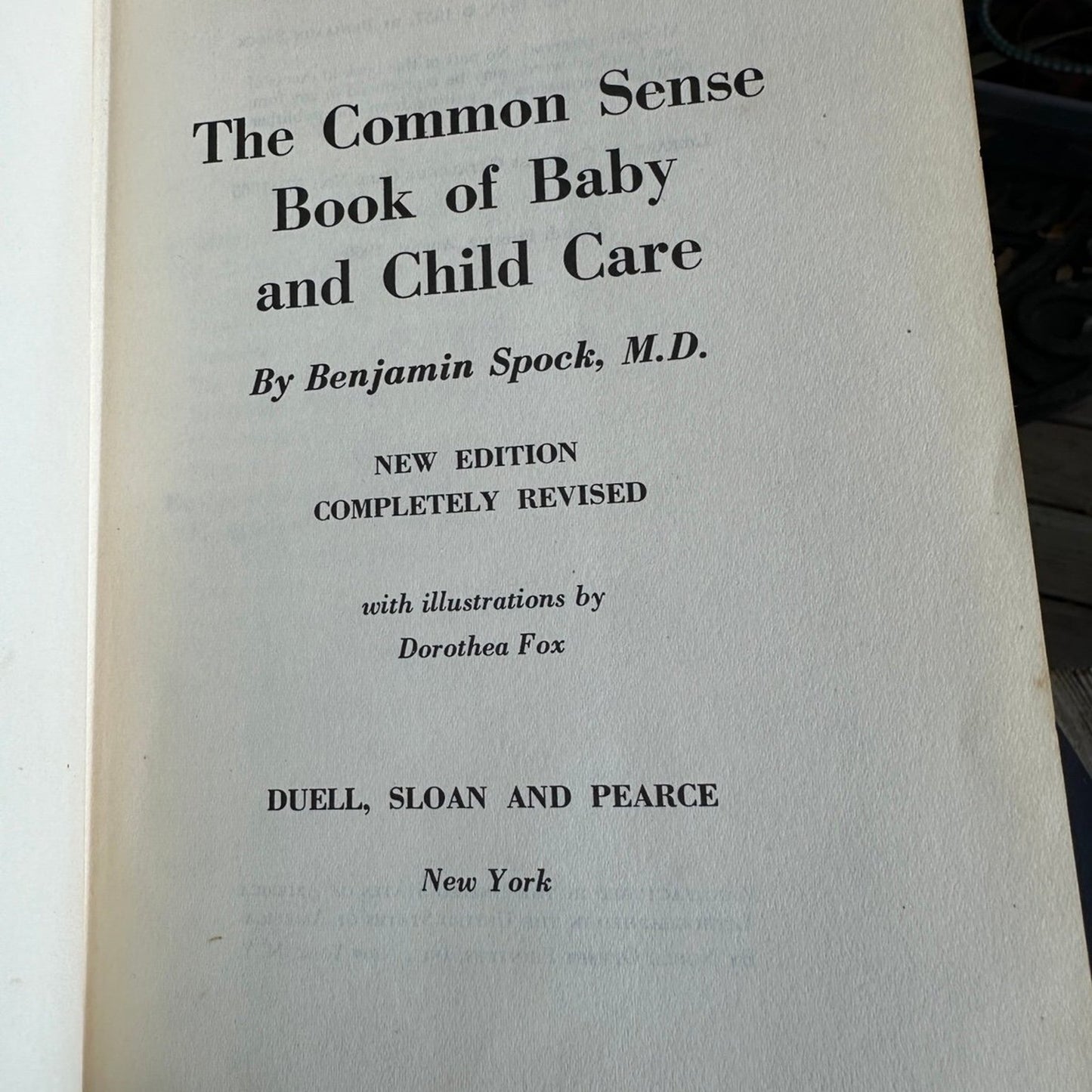 Dr Spock Baby and Child Care book 1966 8th printing