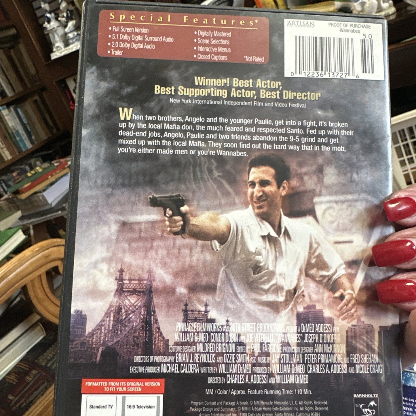 Wannabes, DVD Movie Backer Card Store Display