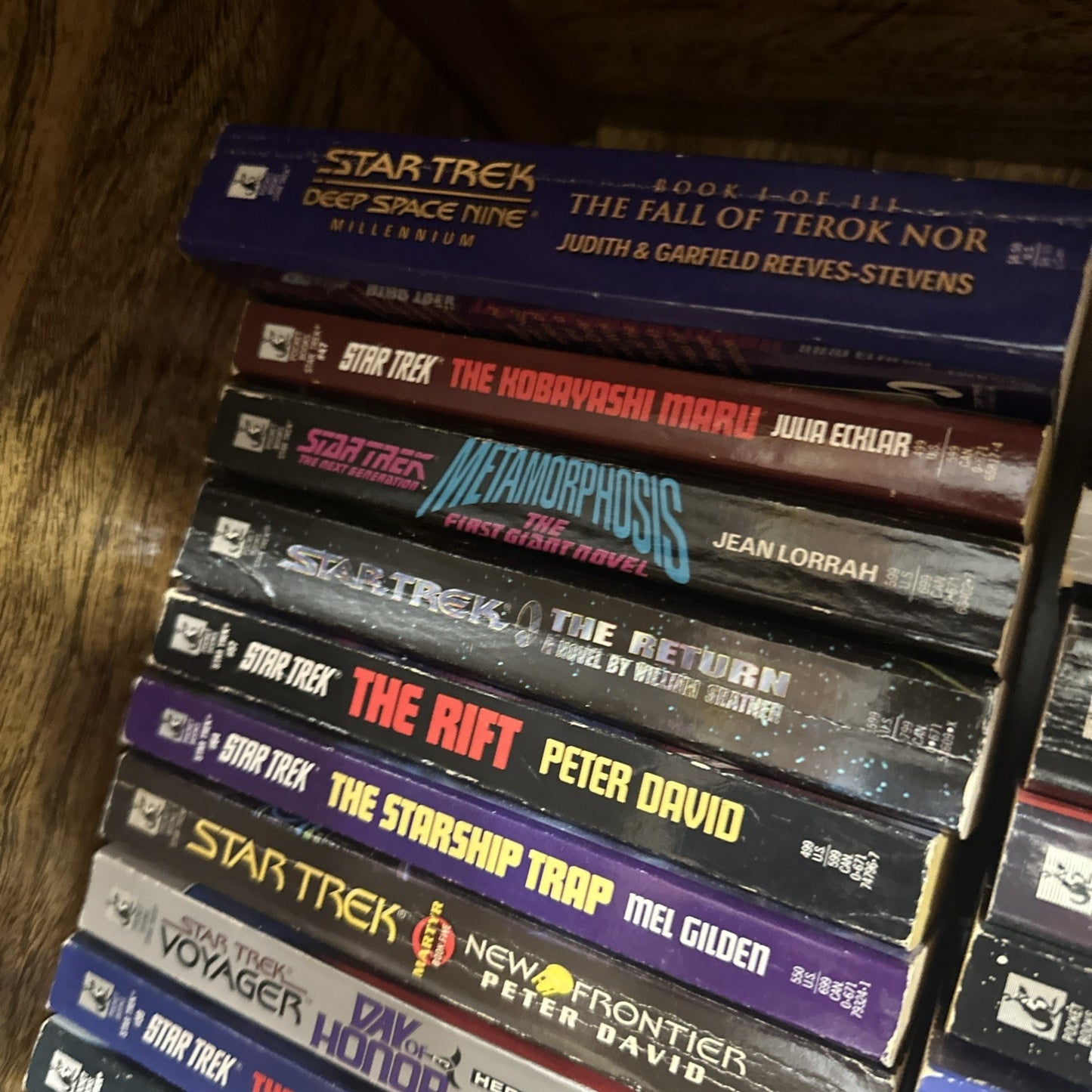 STAR TREK Book Lot of 40 Paperback Novels Paperback Published by Pocket Books