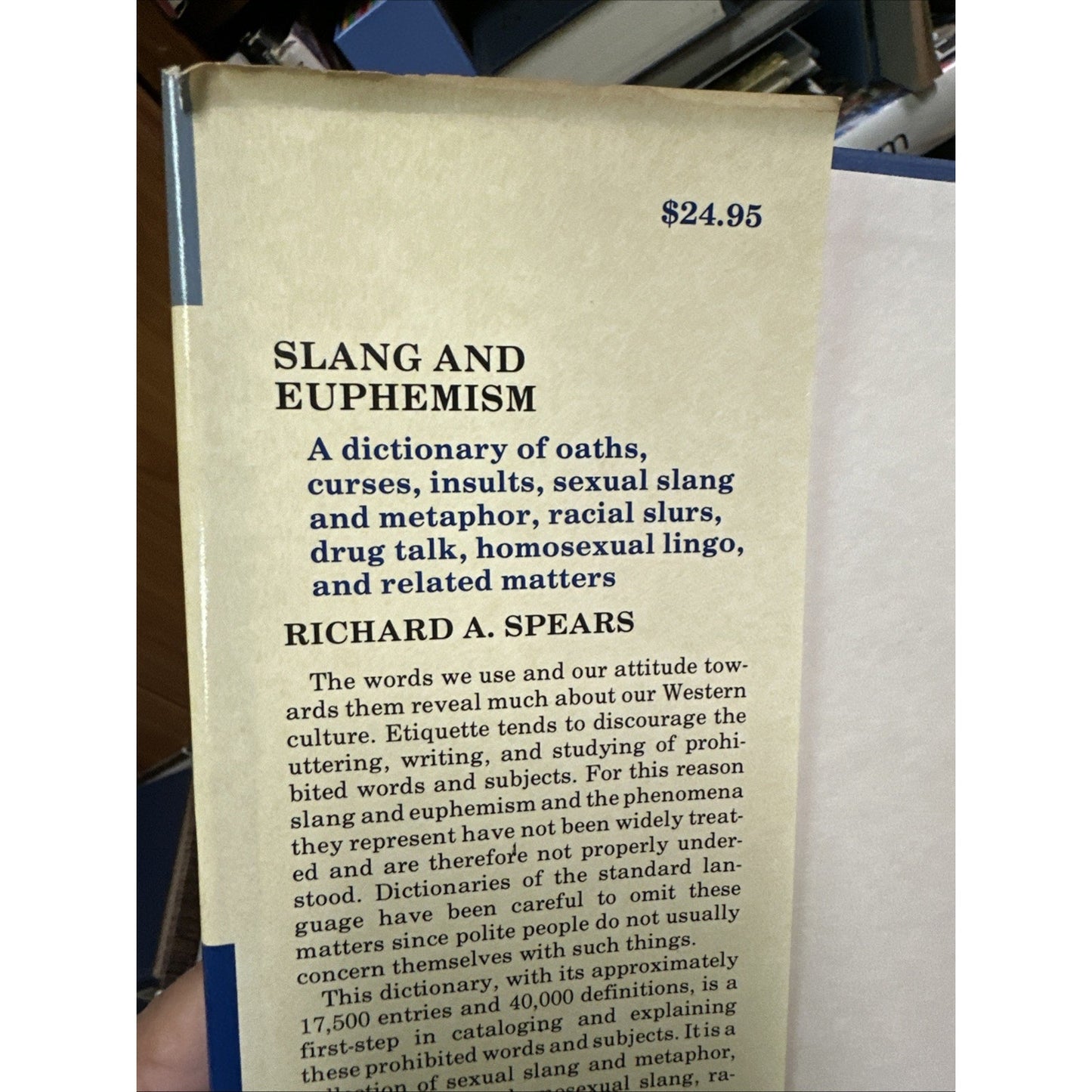 Slang and Euphemism: A Dictionary of Oaths, Curses, Insults, Sex