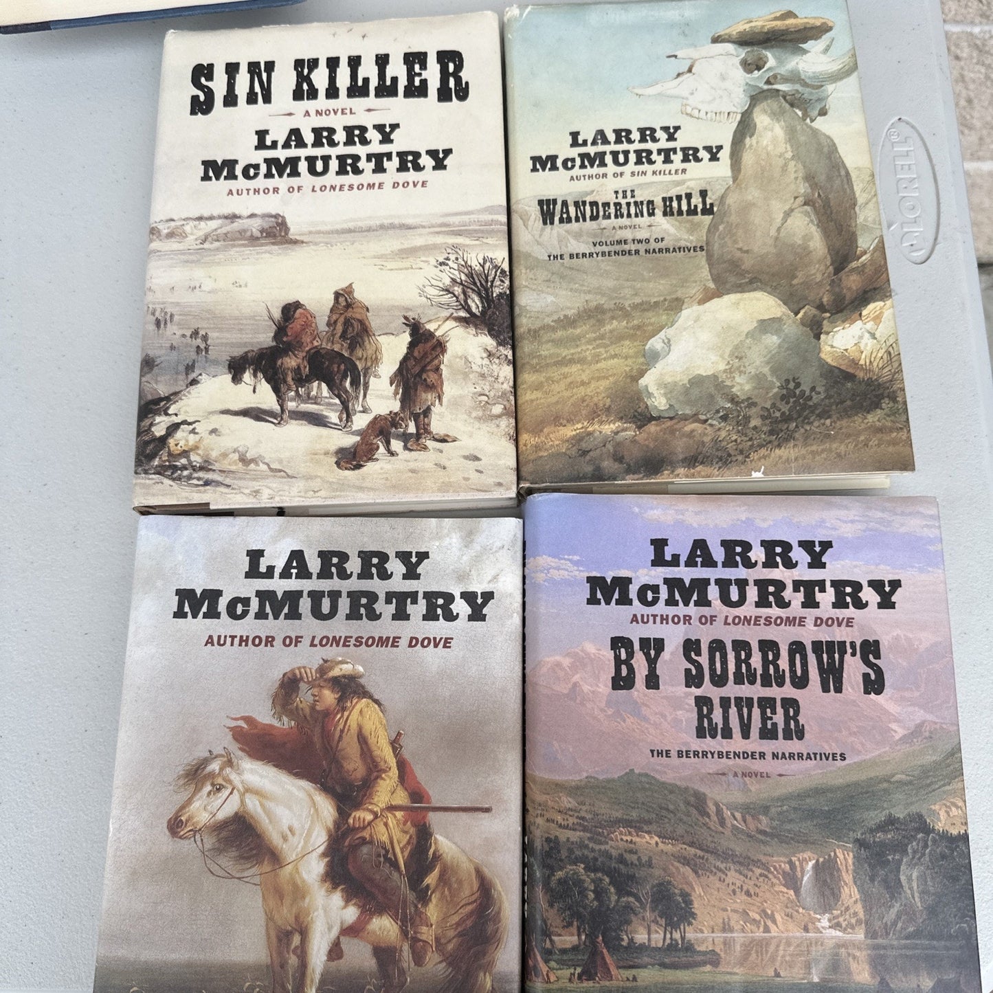 LARRY MCMURTRY Four Berrybender Narratives Books First Editions