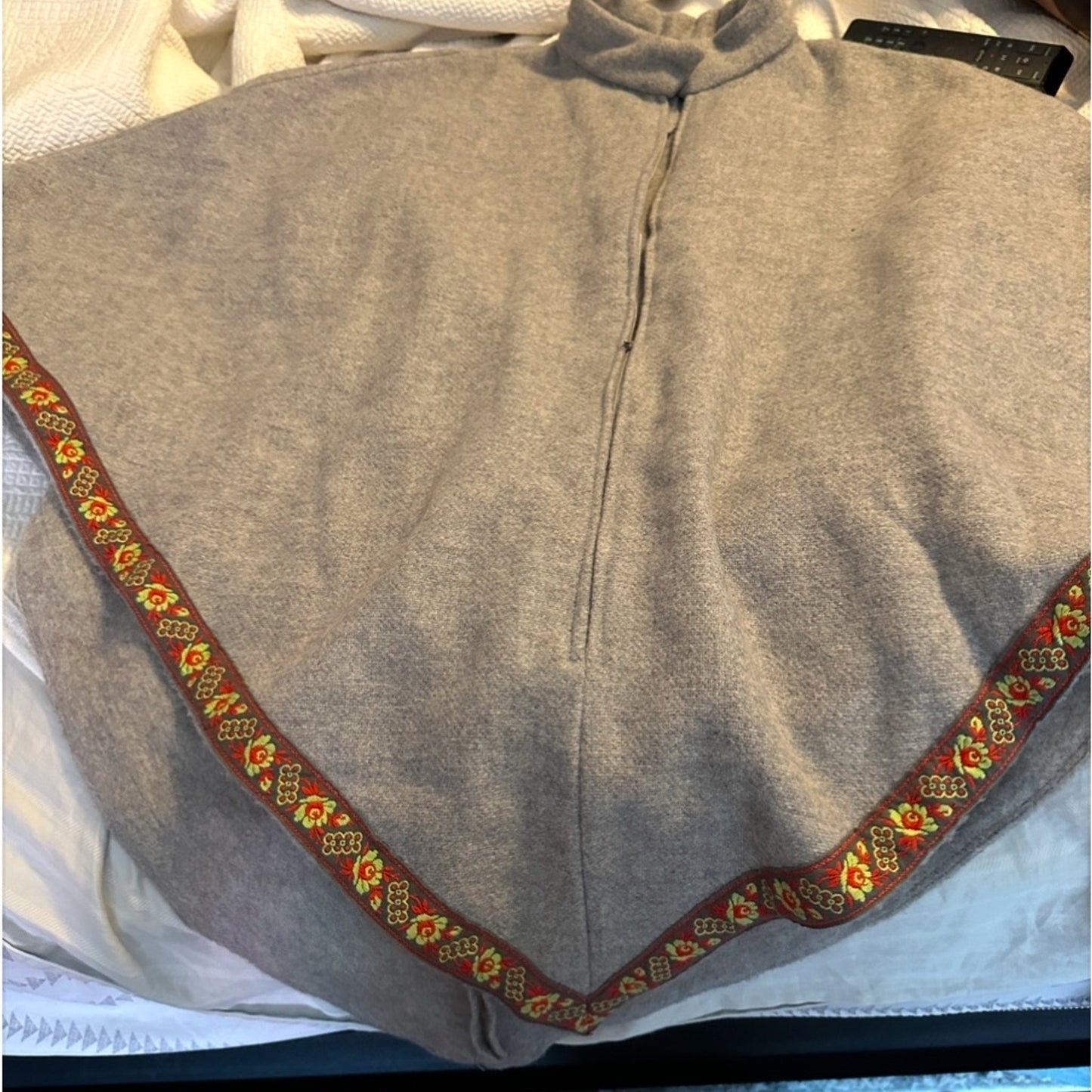 Vintage Wool Poncho