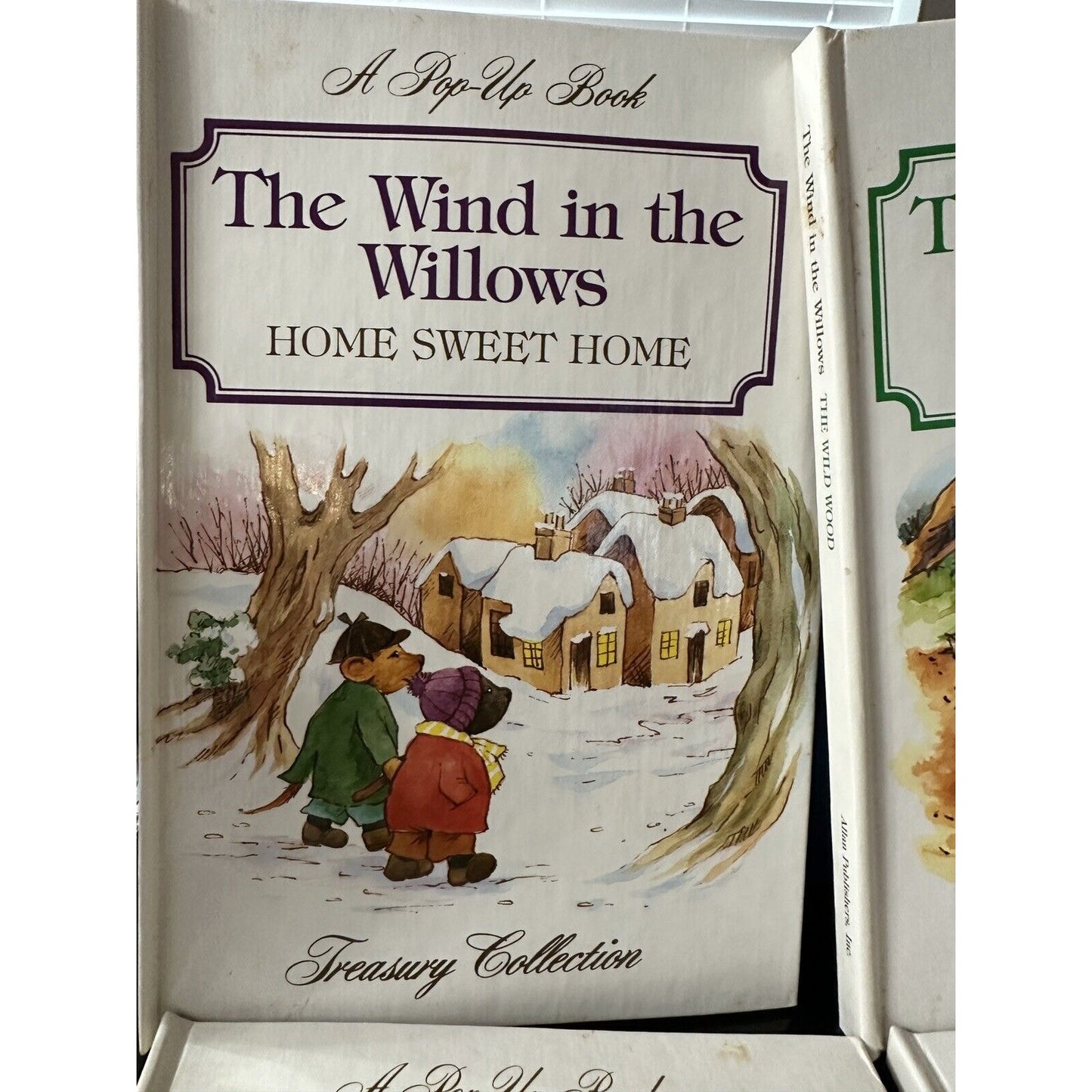 The Wind in the Willows Pop Up Books 1988 Treasury Collection Childrens Set of 4