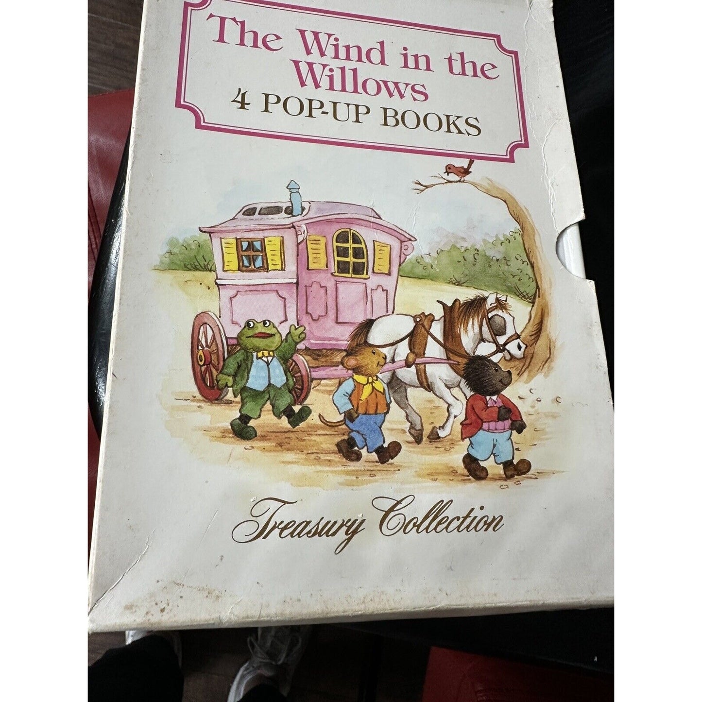 The Wind in the Willows Pop Up Books 1988 Treasury Collection Childrens Set of 4
