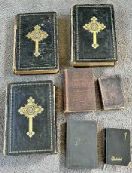 Religious Books and Old Vintage Bibles