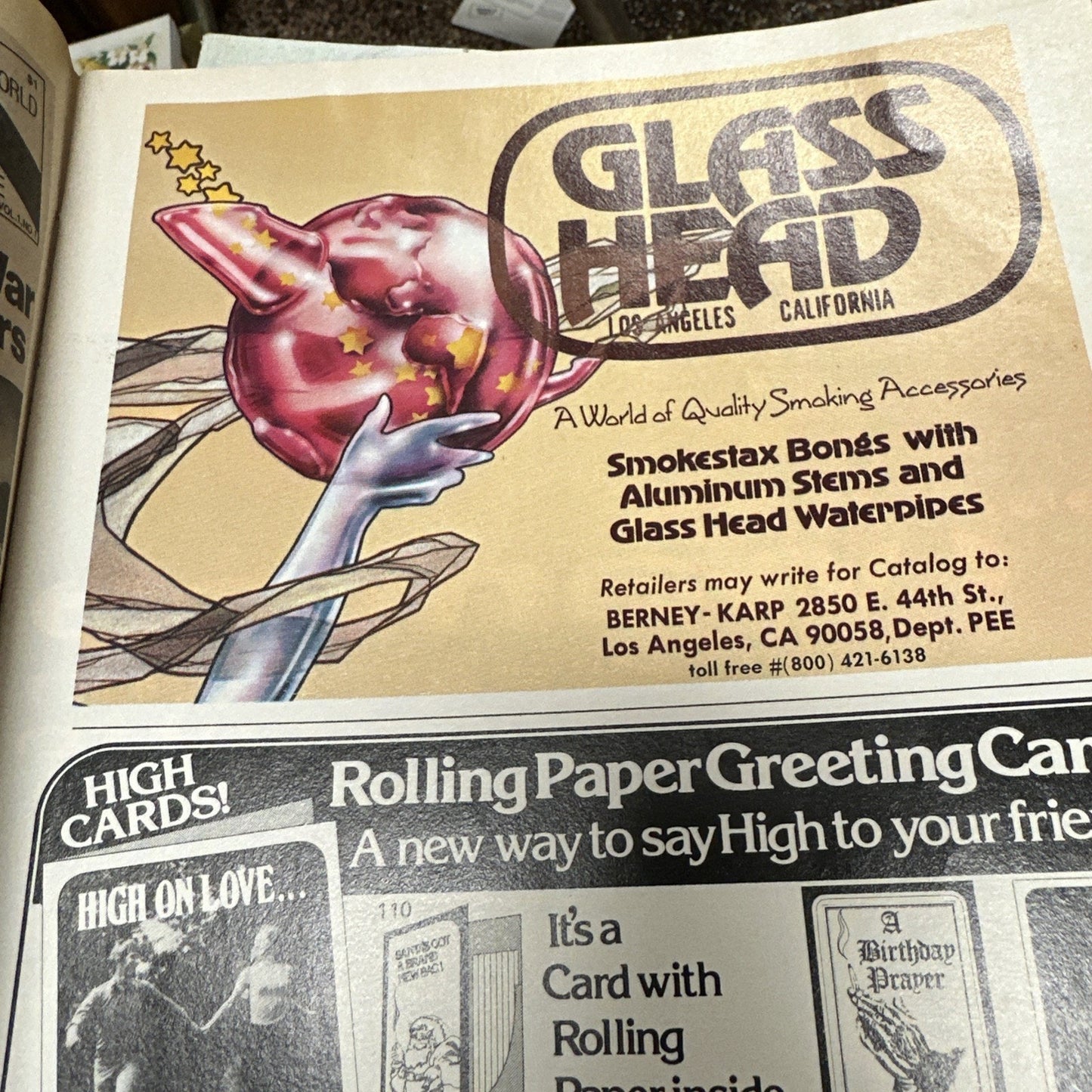 Vintage - High Times Magazine, Feb/March 1976, number 8