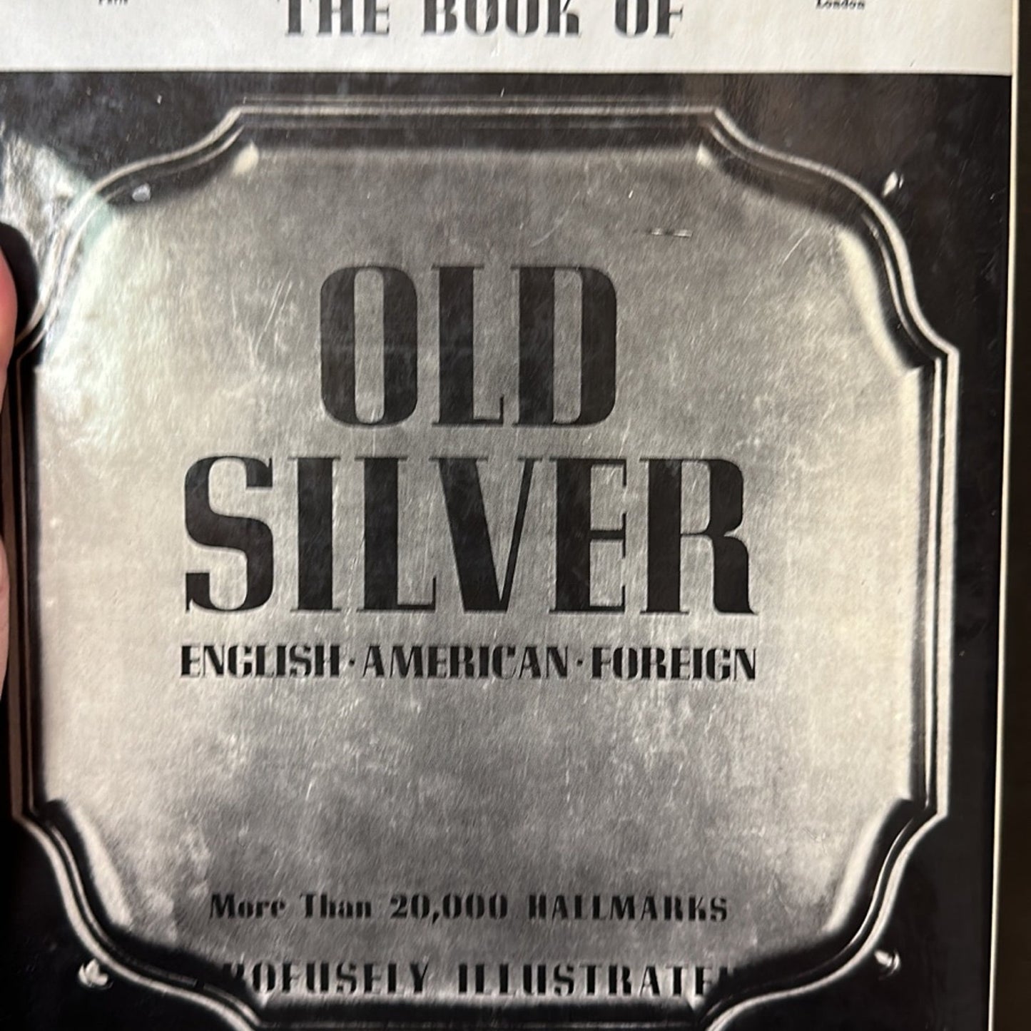 Book Old Silver English American Foreign Wyler book