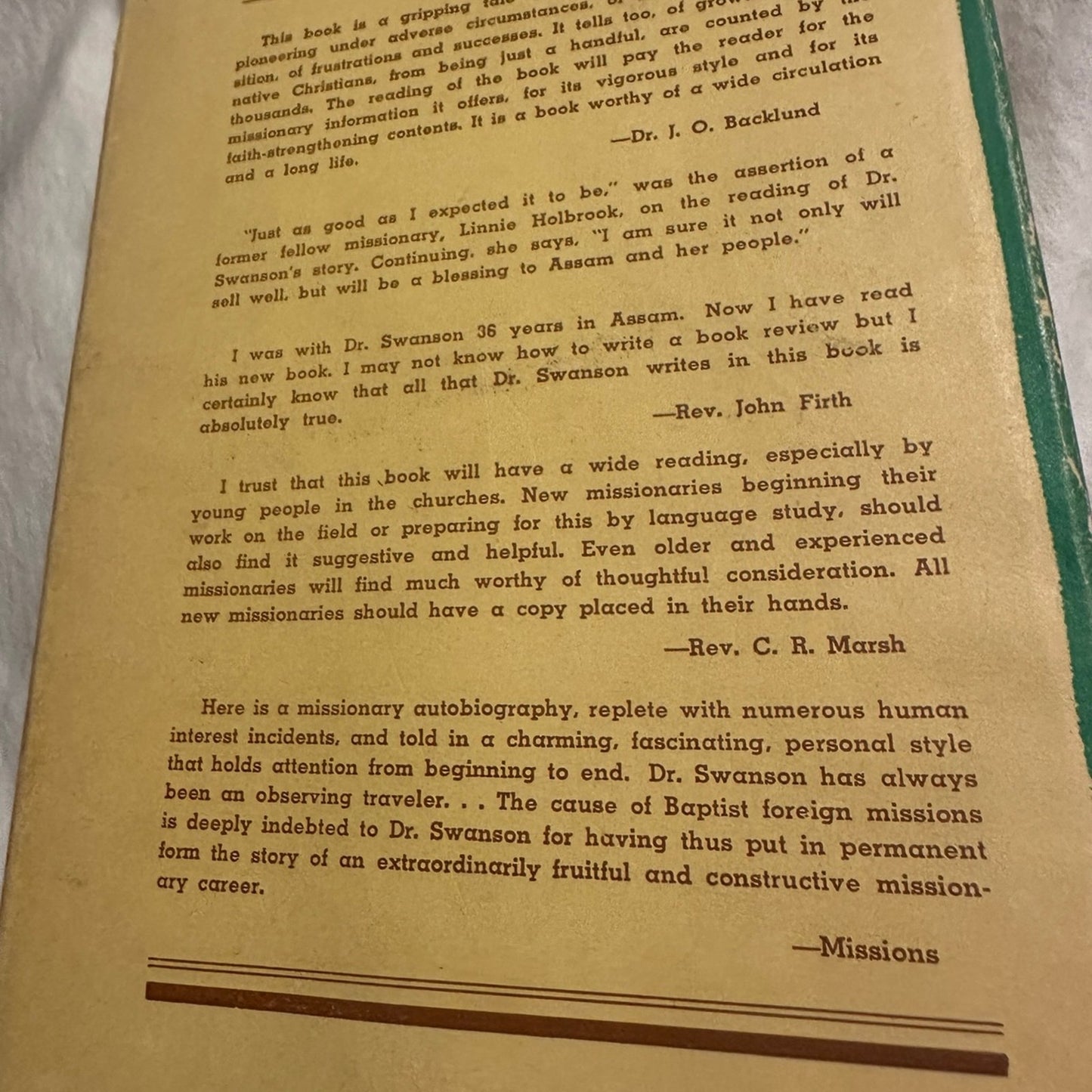 In Villages and Tea Gardens by O.L. Swanson signed