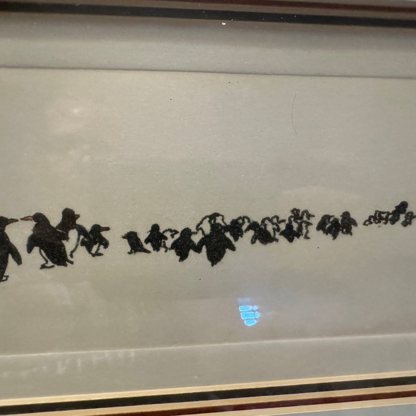 20 x 10 penguin art    we’re headed to the promised Land signed Angie 209/400