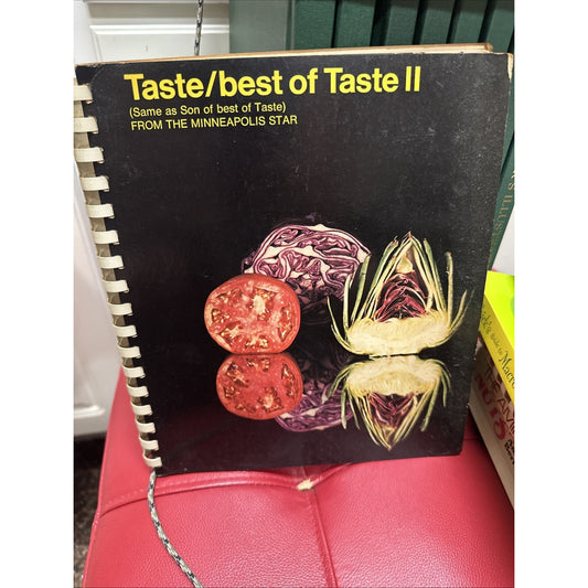 Vtg The Minneapolis Star Taste Best Of Taste II Cookbook Food Minnesota MN 1974