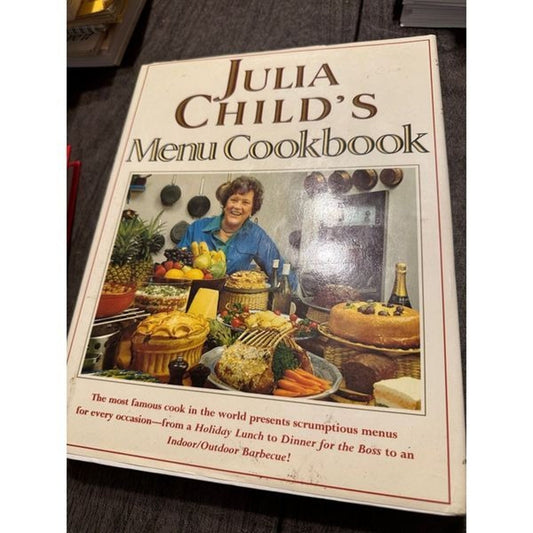Julia Child Menu CookBooks