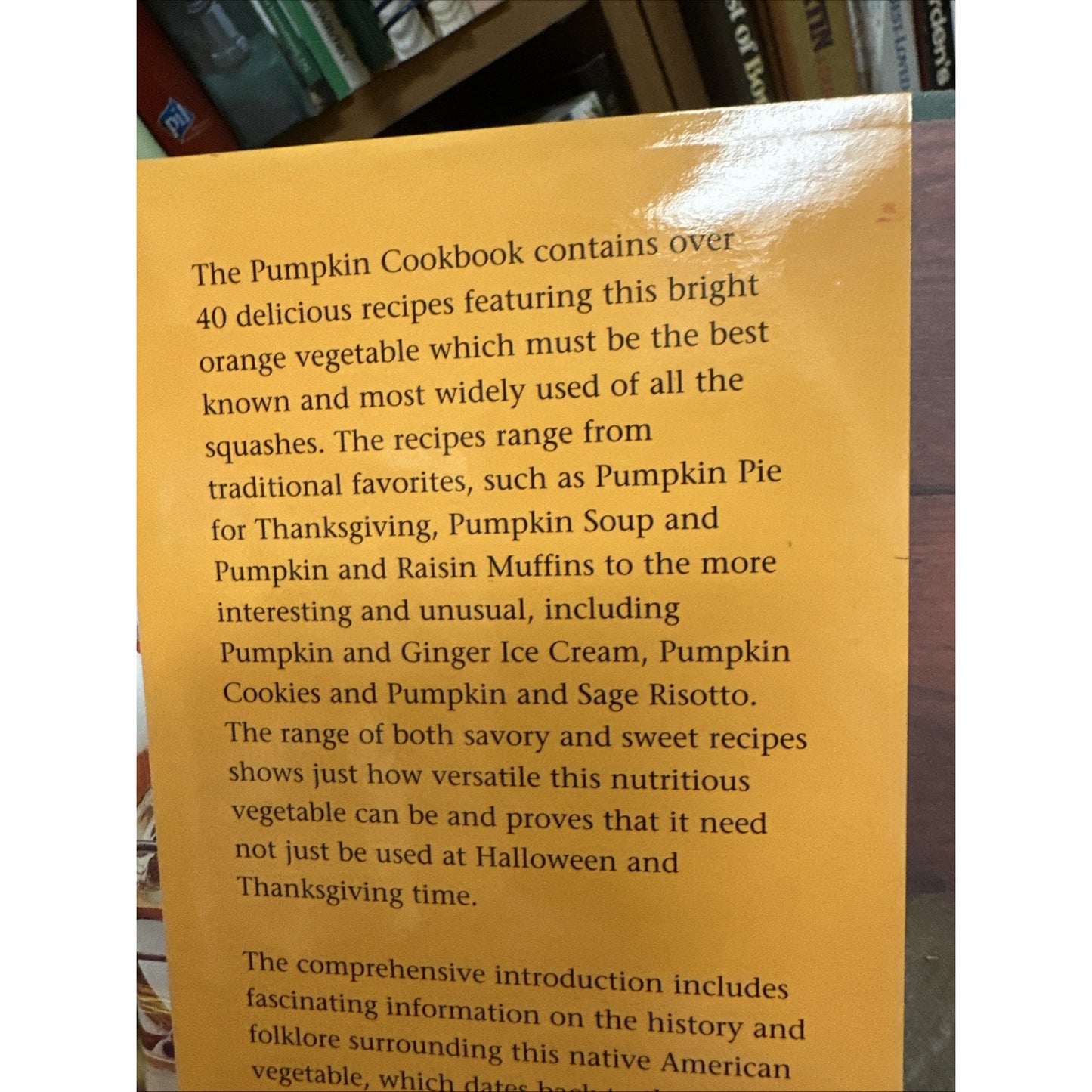 The Pumpkin Cookbook - Like New