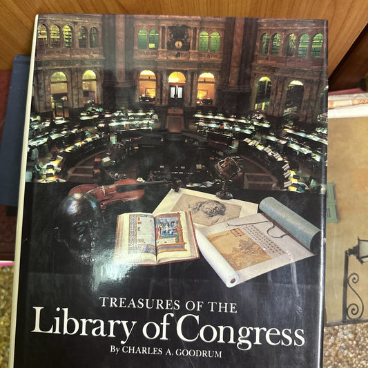 TREASURES OF THE LIBRARY OF CONGRESS By Charles A Goodrum - Hardcover