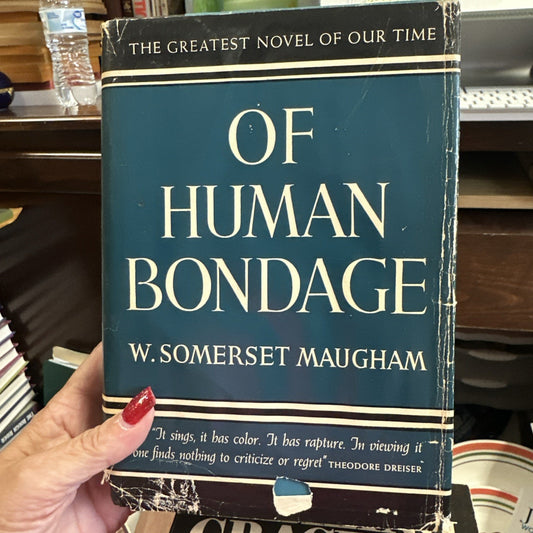 Of Human Bondage By W. Somerset Maugham 1936 Doubleday Book Club Edition