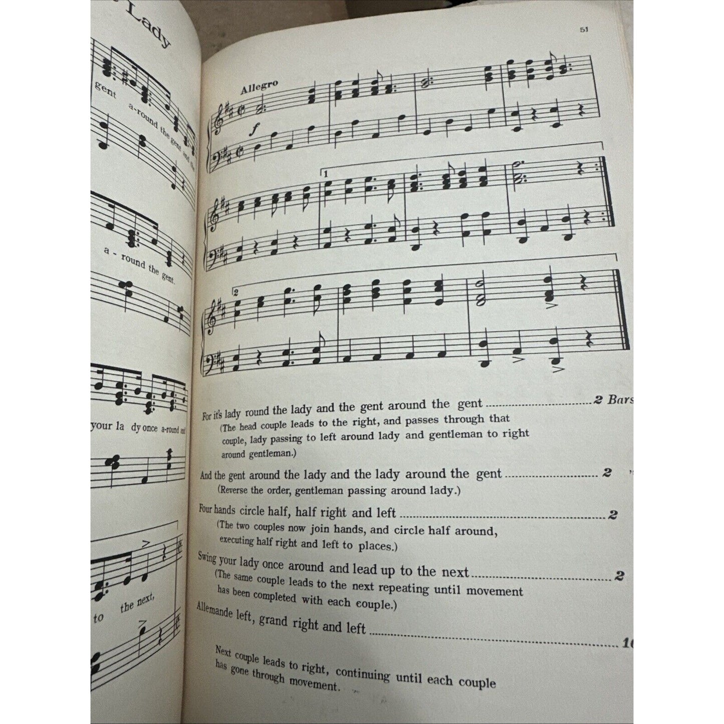 1941 Mr. and Mrs. Henry Ford "Good Morning" Music Calls Directions for Dancing