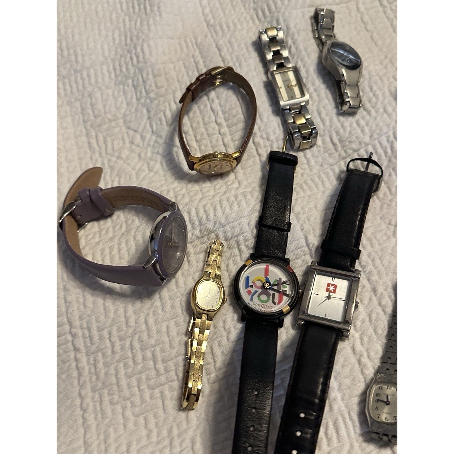 12 Vintage Women's Watches Gold Tones Estate Sale Lot Untested