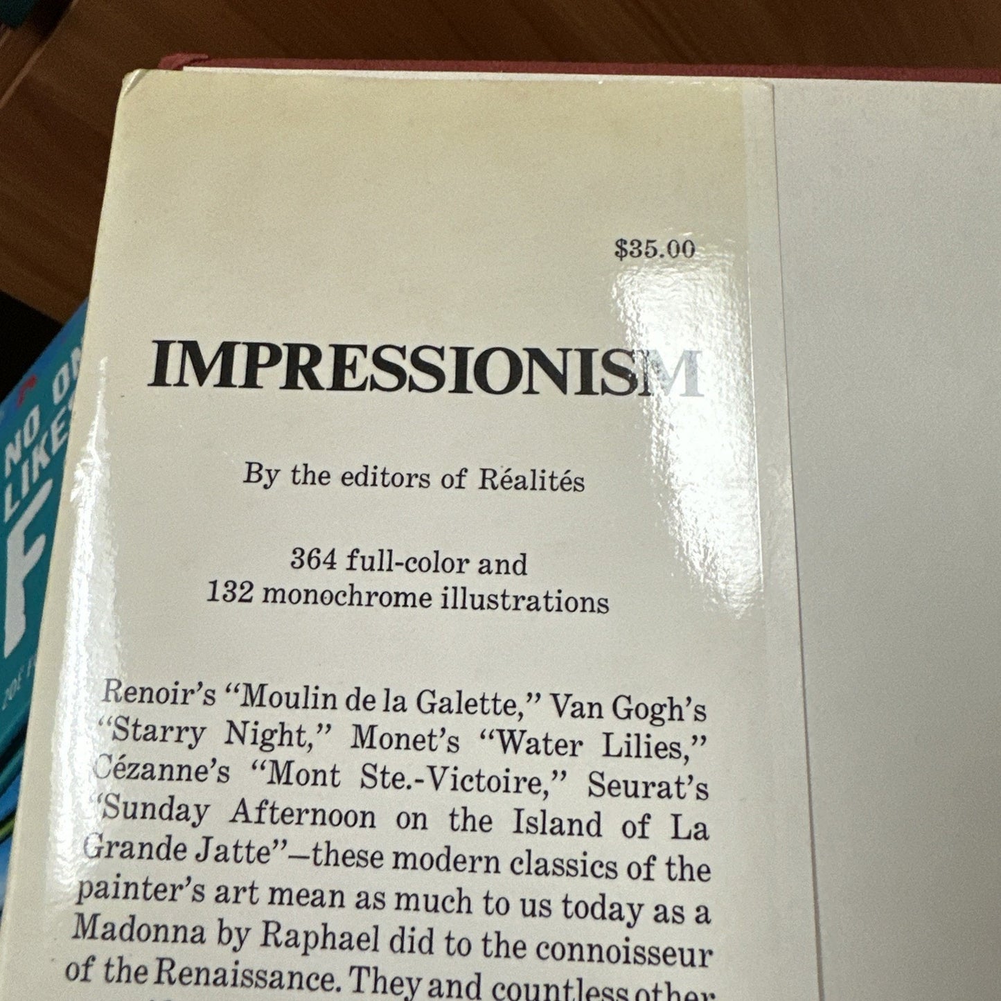 Impressionism By The Editors Of Realites Preface By Rene Huyghe 1973 HC W/ DJ