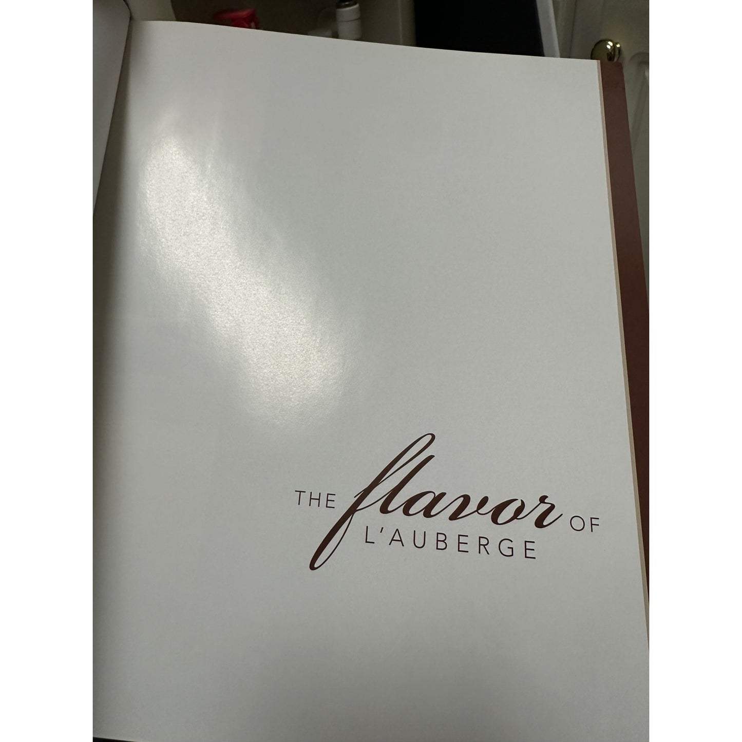 Flavor of L'Auberge cookbook