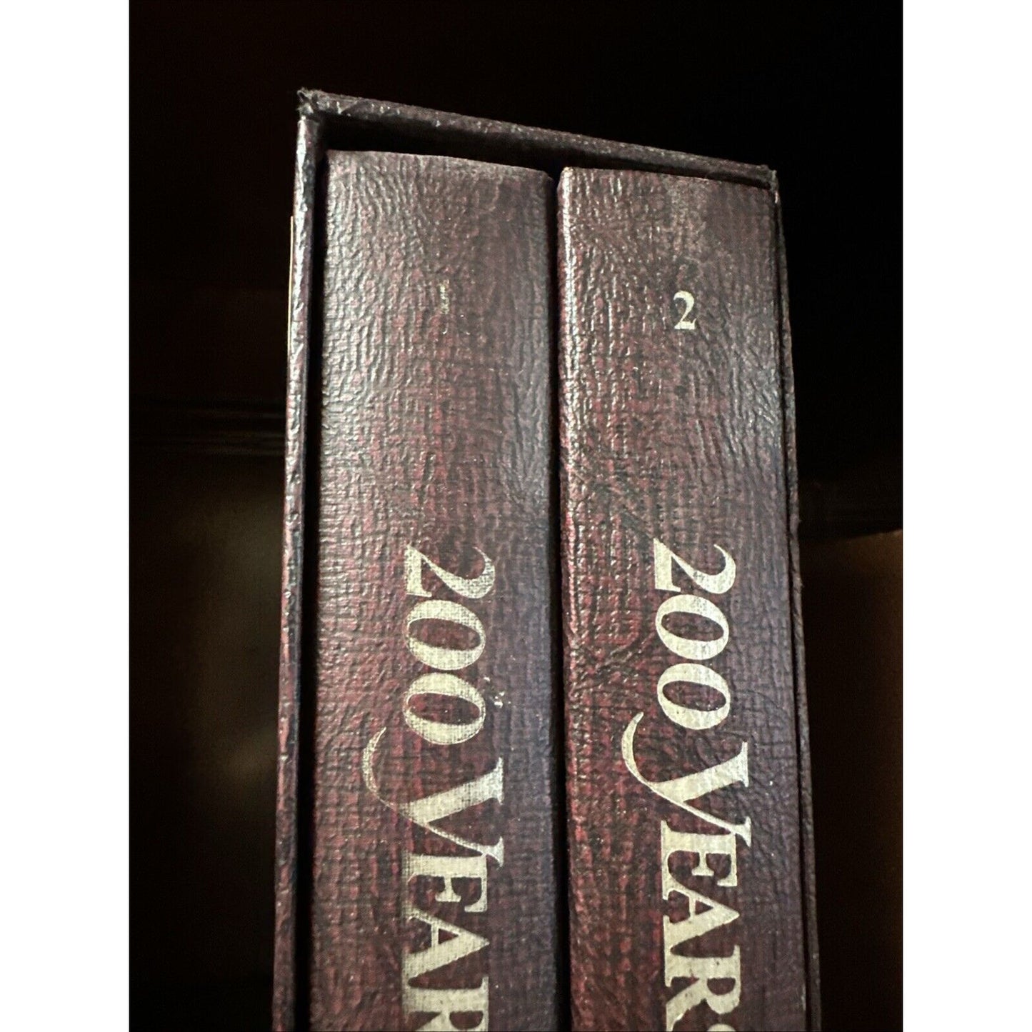 200 Years Bicentennial Illustrated History United States HC Box Set VTG 1973
