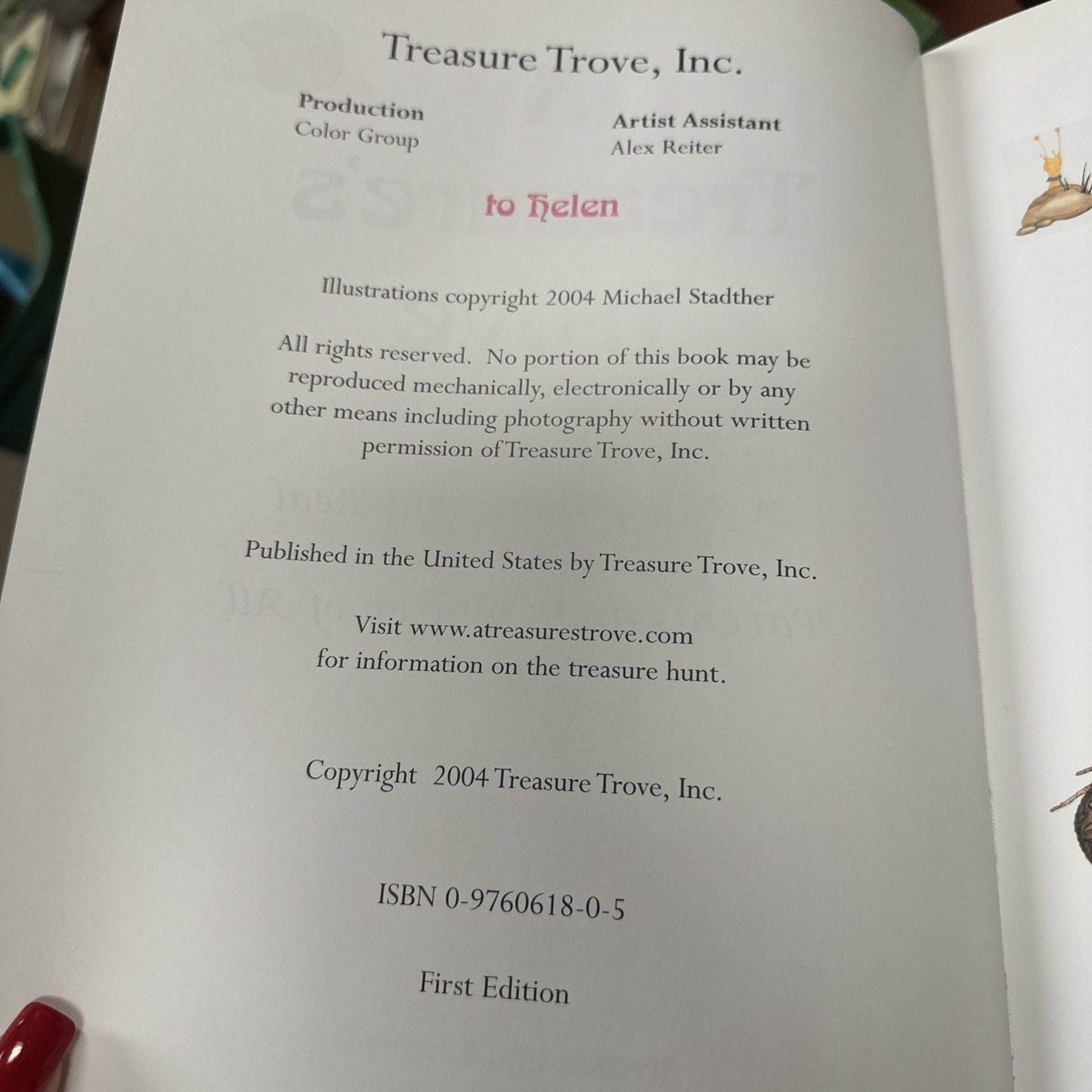A Treasure's Trove: A Fairy Tale About Real Treasure For Parents And Children O,