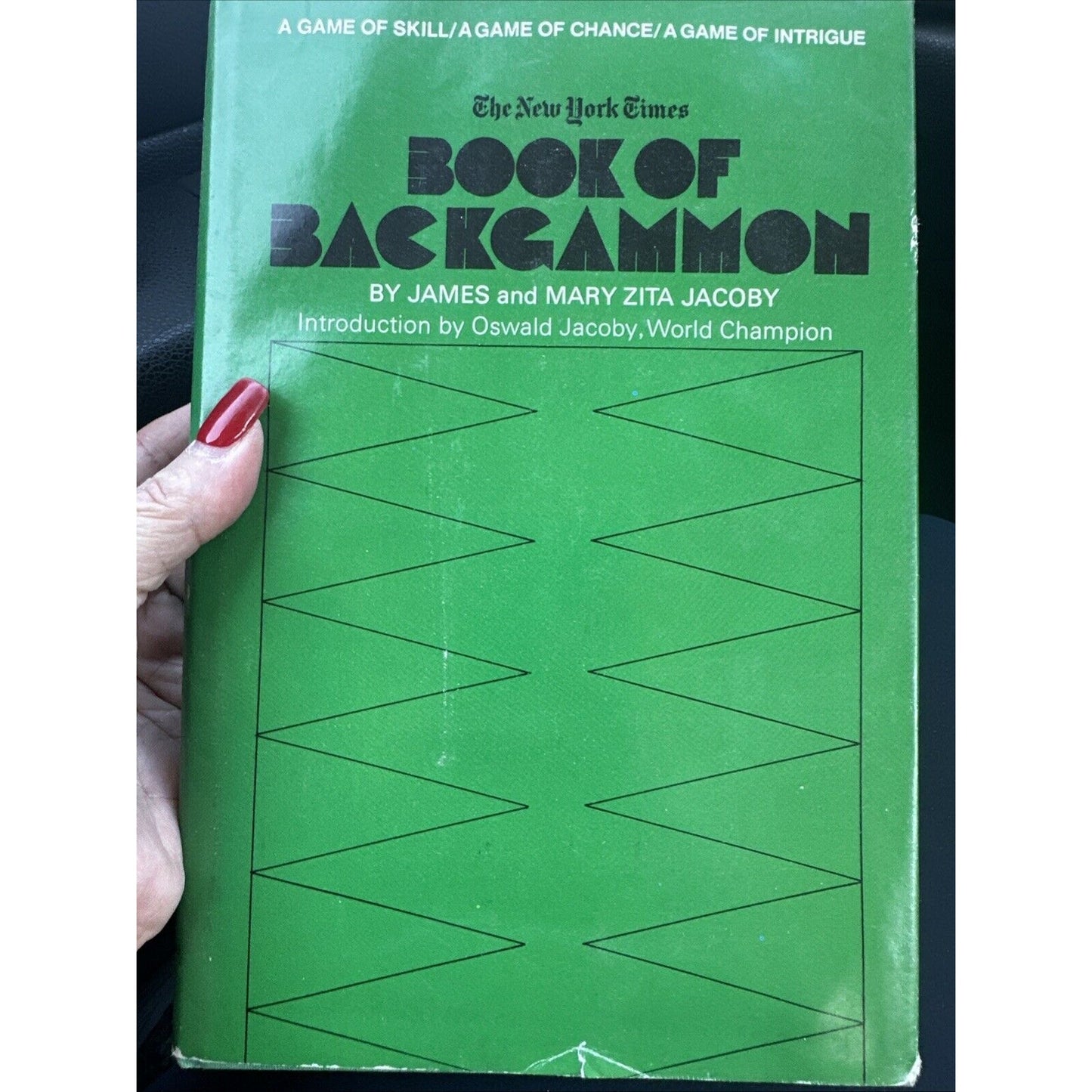 "New York Times" Book of Backgammon by Jacoby, James