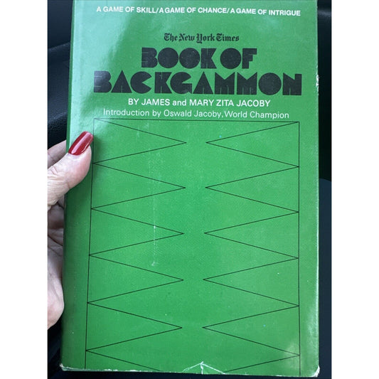 "New York Times" Book of Backgammon by Jacoby, James