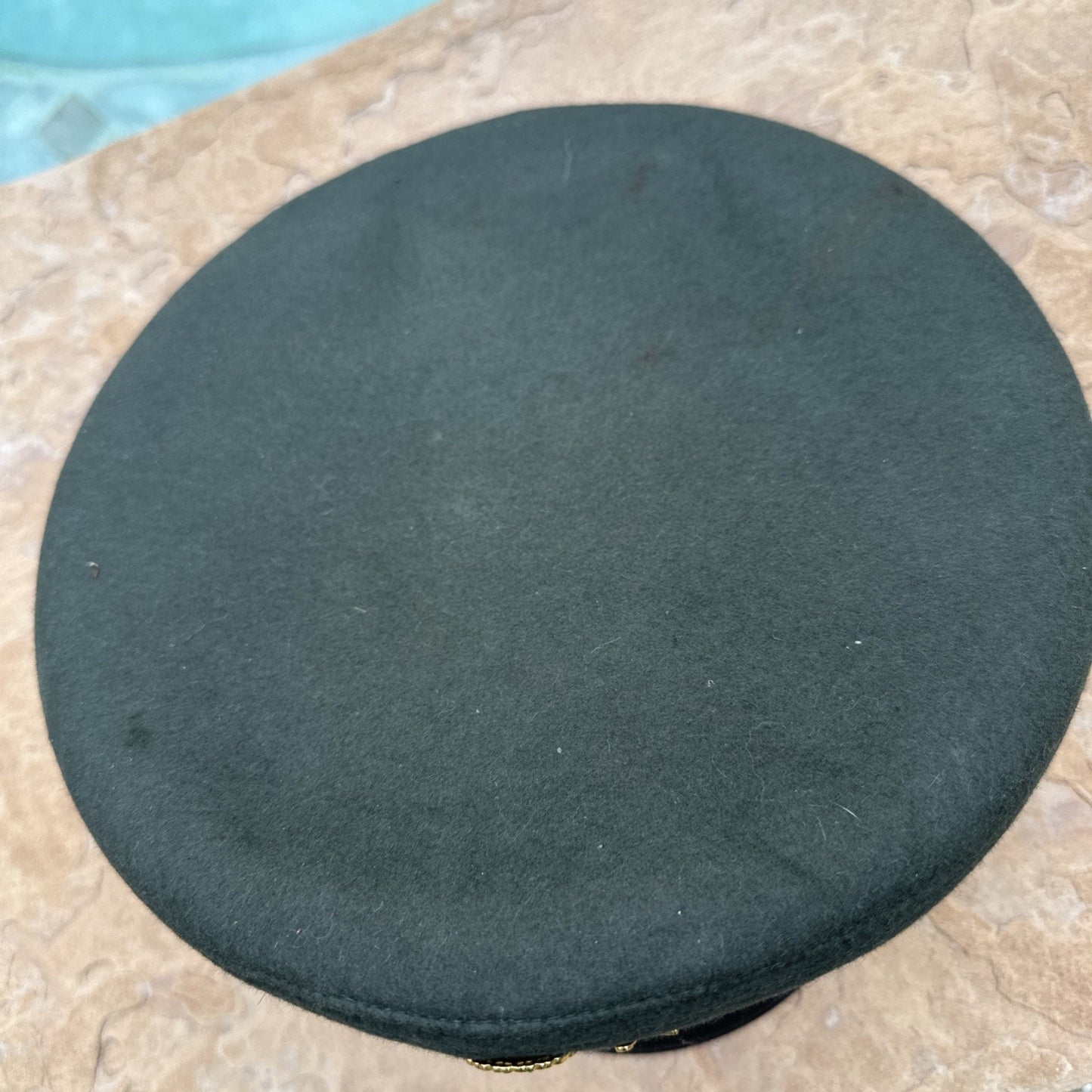VIETNAM / KOREAN WAR ERA US ARMY KINGFORM WOOL FIELD OFFICERS VISOR CAP