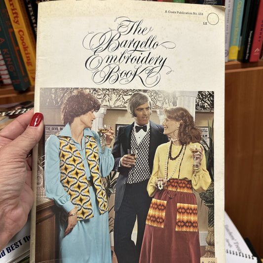 The Bargello Embroidery Book Coats Publication No 1214 vintage craft book retro