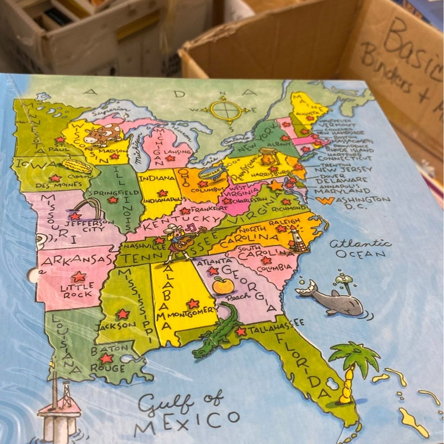 50 states: a state-by-state tour of the USA by Erin McHugh (Hardback)