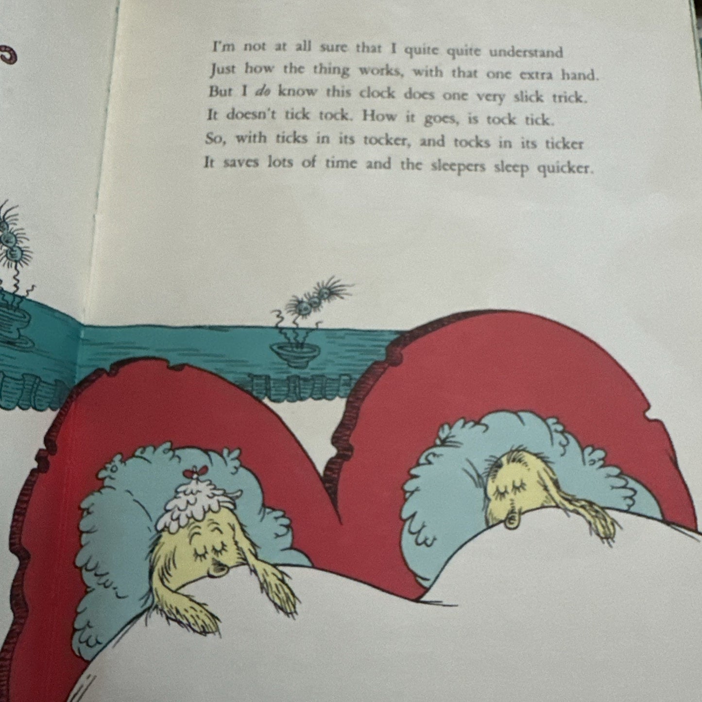 1962 Dr. Seuss's Sleep Book Hardcover Book Club Edition Vintage Dr. Seuss