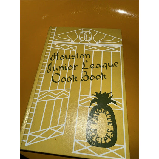 1968 Houston Junior League Cook Book Favorite Recipes Texas HC Vintage