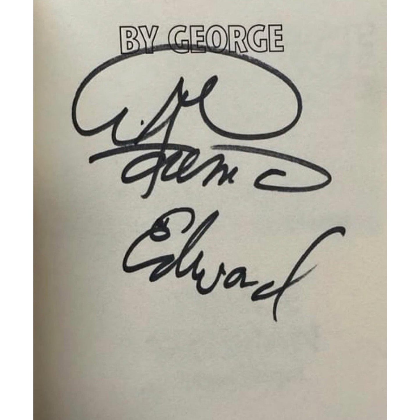 By George, by George Foreman And Joel Engel. ****SIGNED**1ST TRADE EDITION**