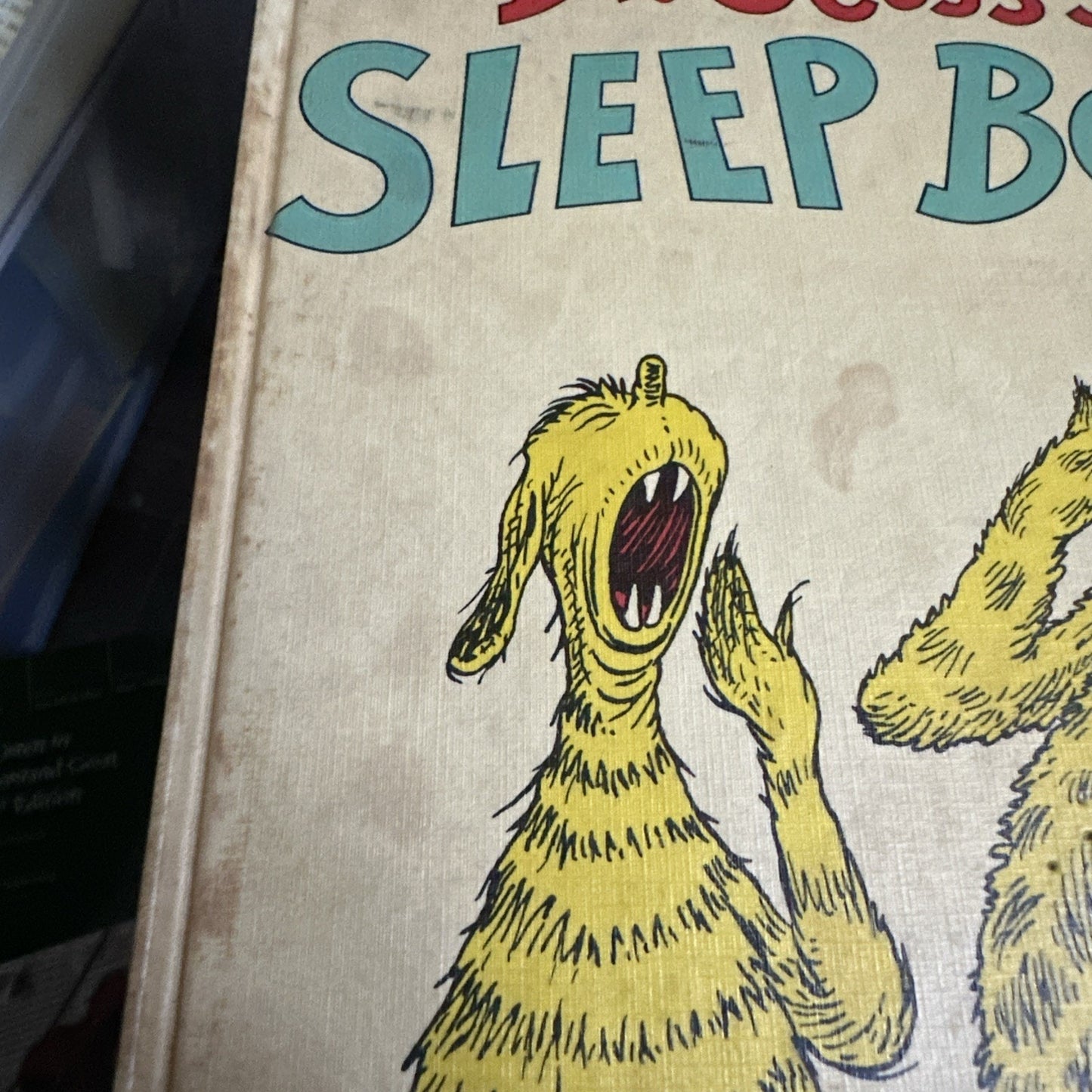 1962 Dr. Seuss's Sleep Book Hardcover Book Club Edition Vintage Dr. Seuss
